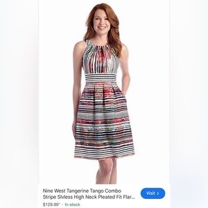 Size 8 sleeveless Nine West dress